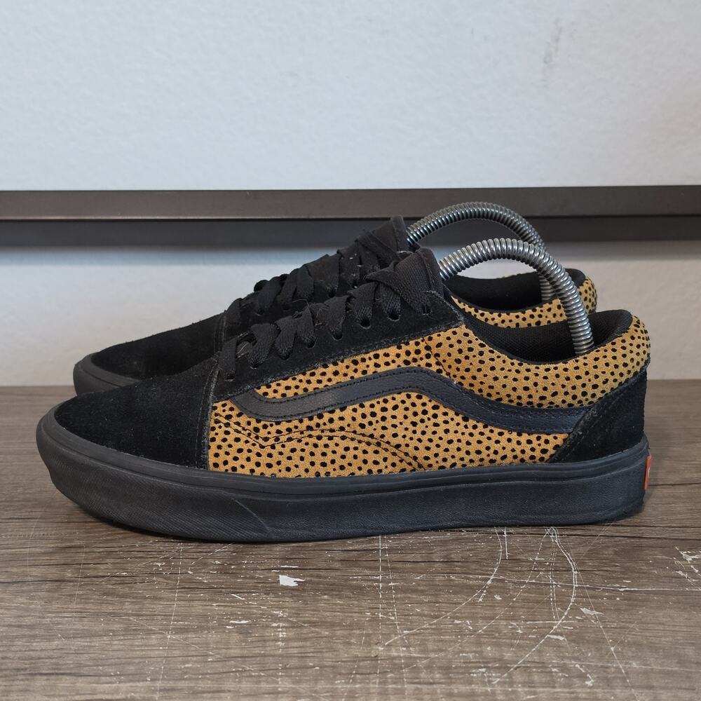 Vans ComfyCush Old Skool Women's Skate Shoes Sneakers Size 9 Tiny Cheetah